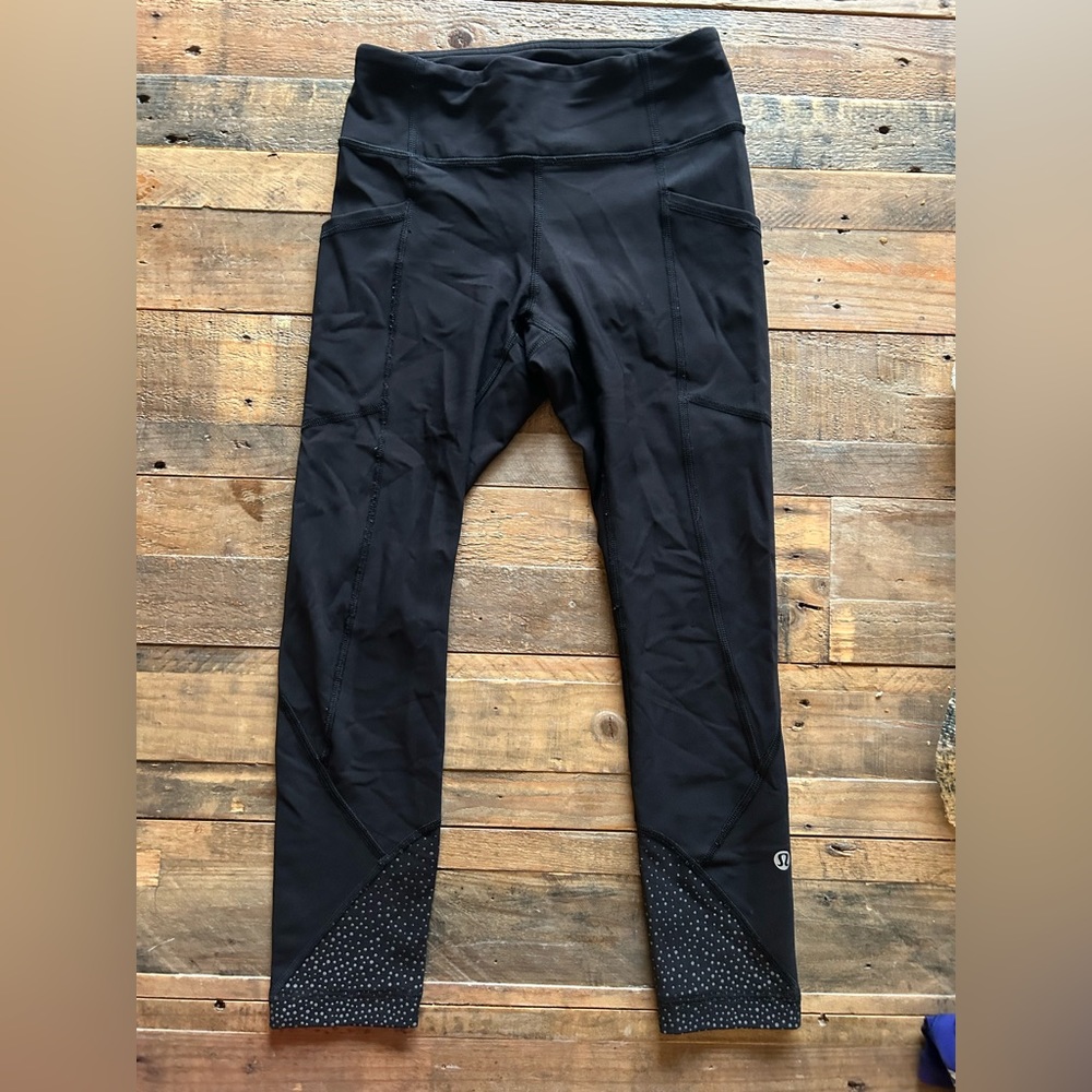 Lululemon high waisted reflective leggings
